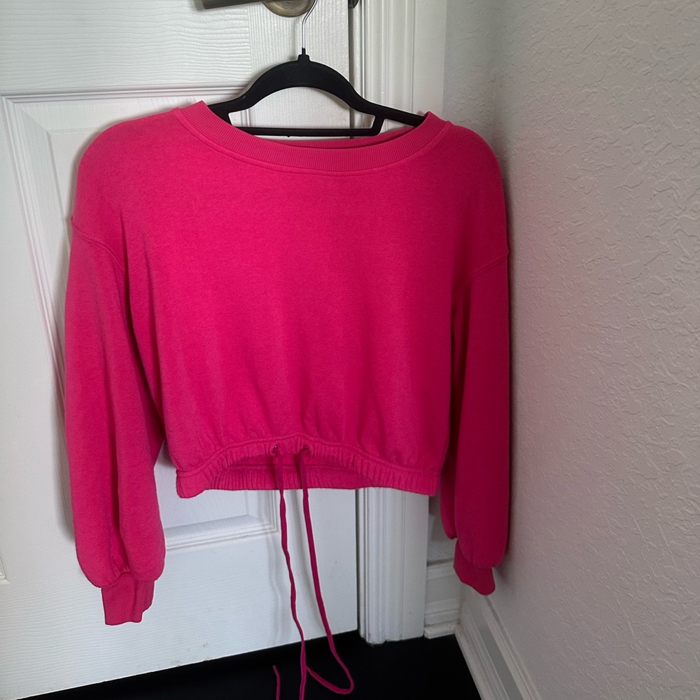 alice + olivia hot pink sweater